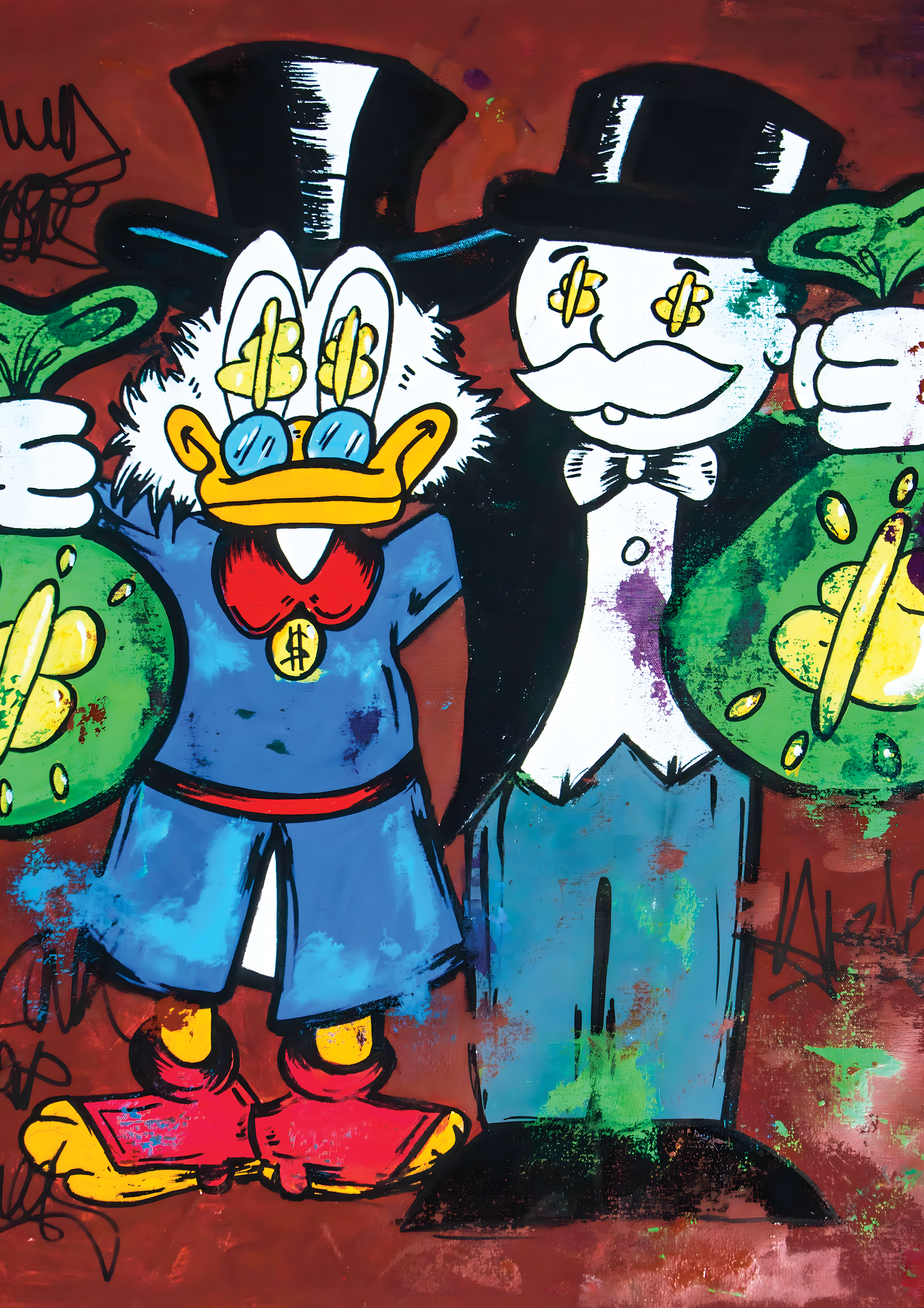 Alec Monopoly metal poster artwork